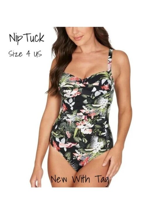 Nip Tuck Other - Nip Tuck Tummy Control One Piece Swimsuit Joann Size 4 US - New with Tags